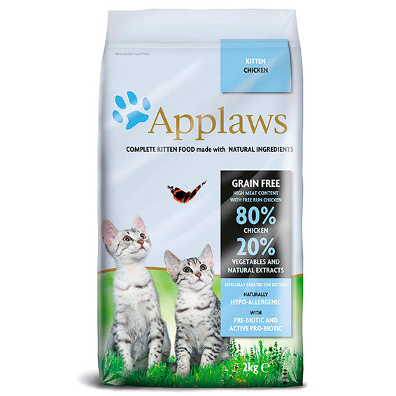 APPLAWS CAT DRY KITTEN POLLO 2KG