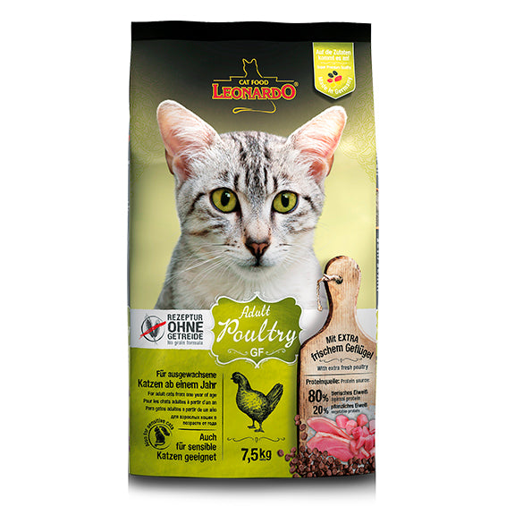 LEONARDO GATO ADULTO PIENSO SIN CEREALES AVE 7.5