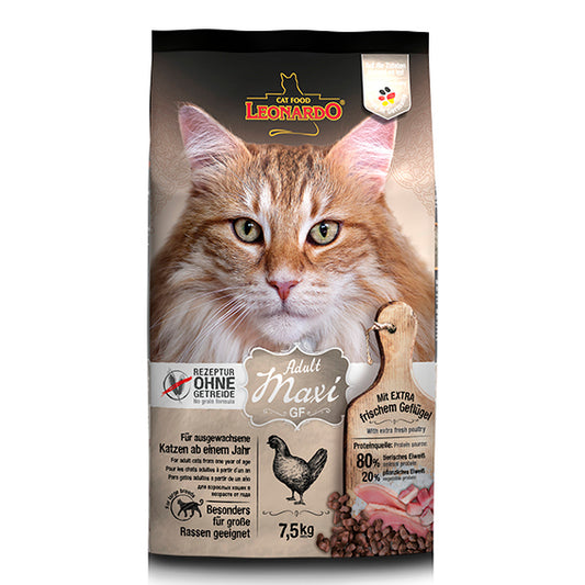 LEONARDO GATO ADULTO RAZA GRANDE PIENSO SIN CEREALES AVE 7.5