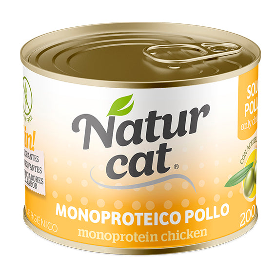 NATURCAT MONOPROTEICO POLLO 200 GR