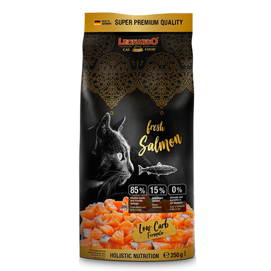 LEONARDO FRESH SALMON Y AVE 250GR