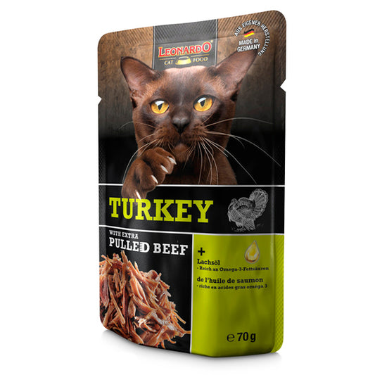 LEONARDO SOBRE PULLED PAVO 70GR