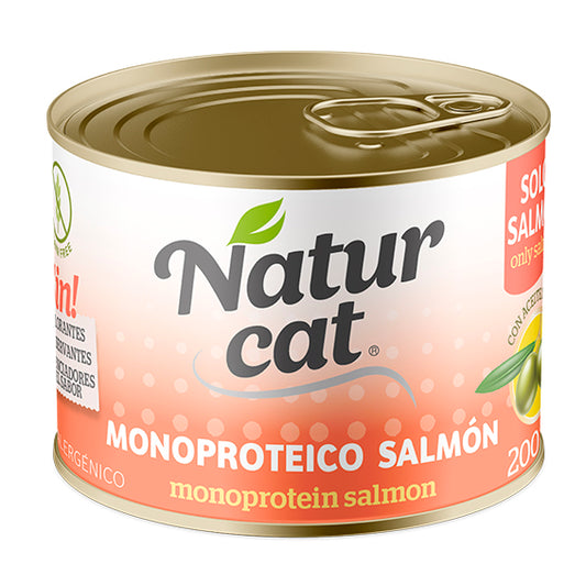 NATURCAT MONOPROTEICO  SALMON  200 GR